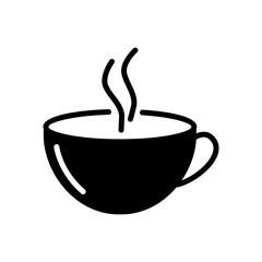 black coffee cup icon