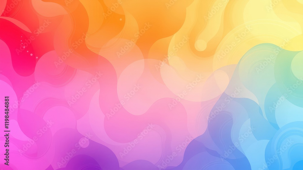 Poster abstract colorful swirling gradient background for design projects