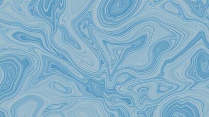 Abstract Swirling Blue Liquid Marble Texture Background Pattern