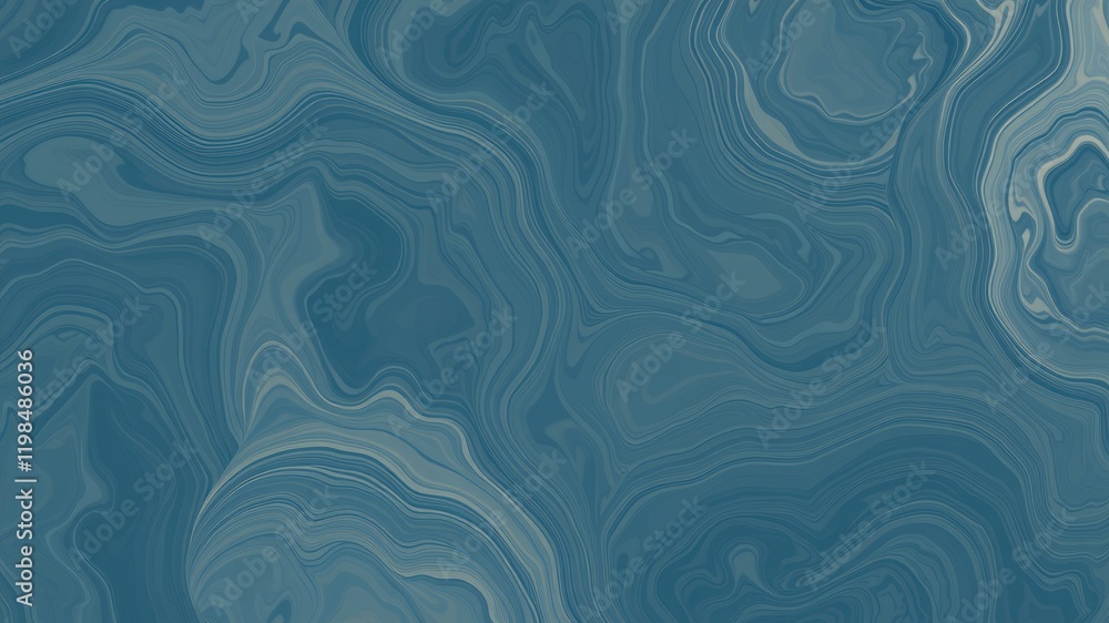 Aufkleber abstract teal swirling marble pattern background texture for design projects