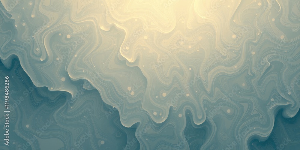 Aufkleber abstract swirling liquid texture background with subtle gradient and illuminated highlights