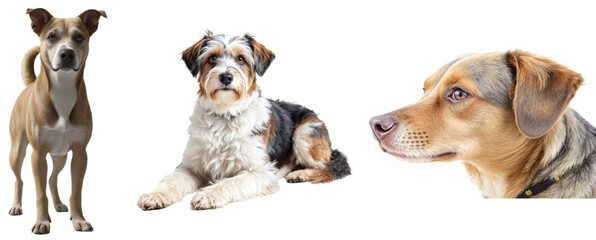 Playful Real Dog Collection: High-Quality PNG images for Pet Lovers and Design Projects