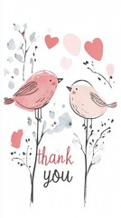 " thank you " theme for greating cards
