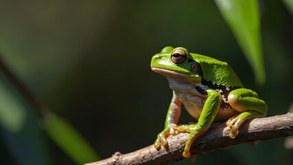 Fototapeta premium From Tadpole to Frog let: The Life Cycle of Ha swell’s Frog let in a Stream