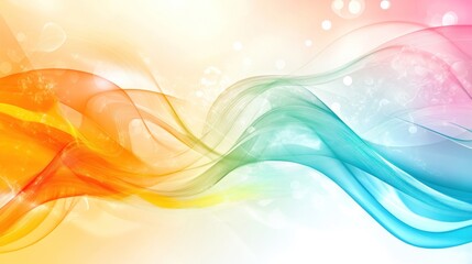 Colorful abstract wave background, design element