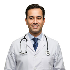 Smiling Male Doctor Portrait Professional Healthcare Medical Image Happy Physician Clinic Hospital Medicine   
