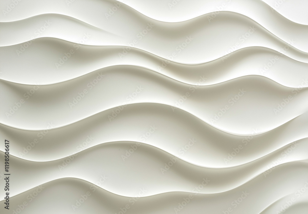 Poster white abstract background with curved lines and light gray texture for high-resolution design and ae