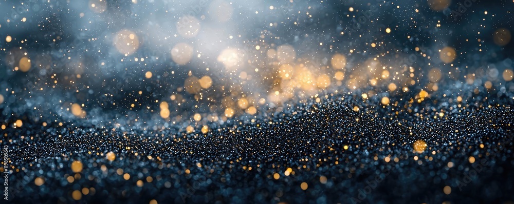 Aufkleber Dust pollution idea. Abstract sparkles create a dreamy and enchanting atmosphere in soft focus.
