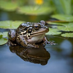 Beneath the Surface: The Robust Whistling Frog Swimming in Crystal Waters