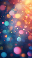 Dreamy Holographic Rainbow Light Refraction Texture with Abstract Soft Bokeh