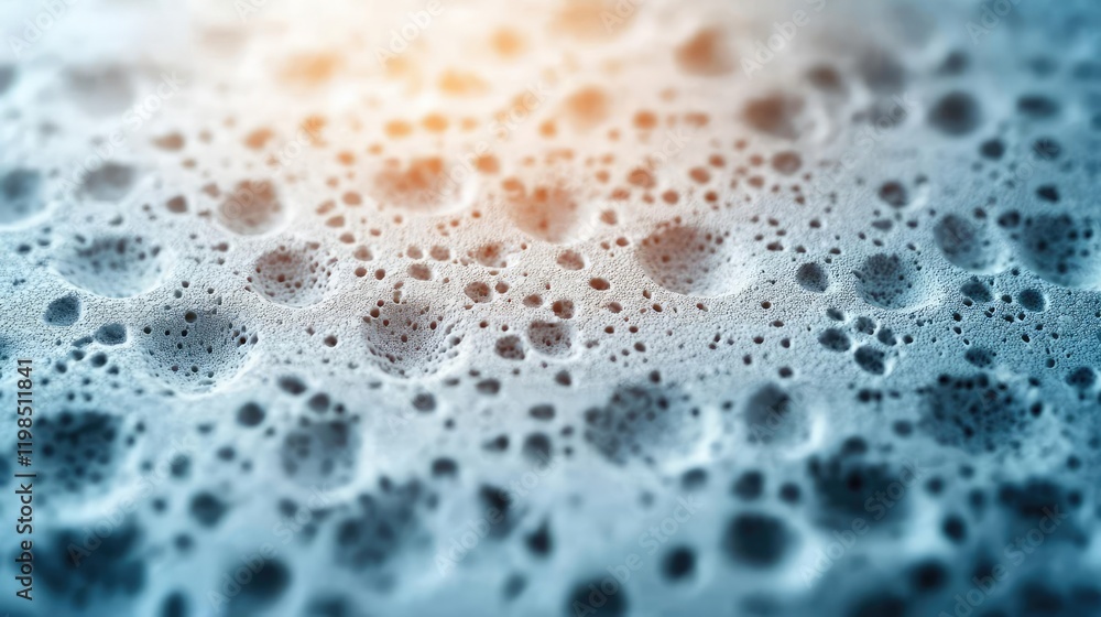 Poster dust pollution idea. close-up of water droplets on a surface, capturing refreshing beverage essence.