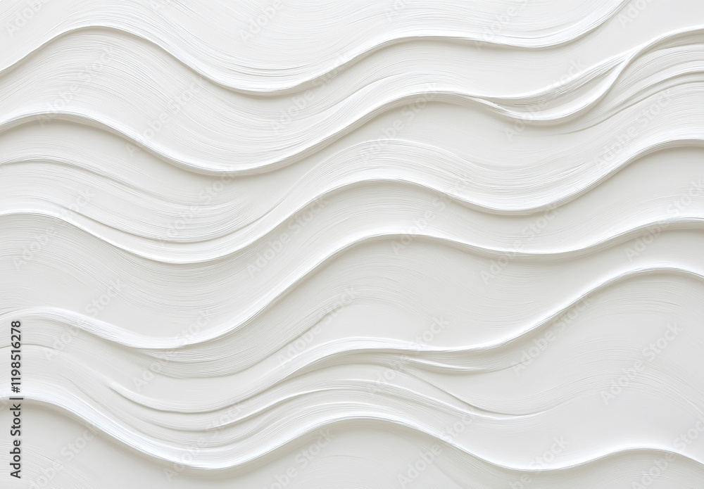 Aufkleber white abstract background with curved lines and light gray texture for high-resolution design and ae