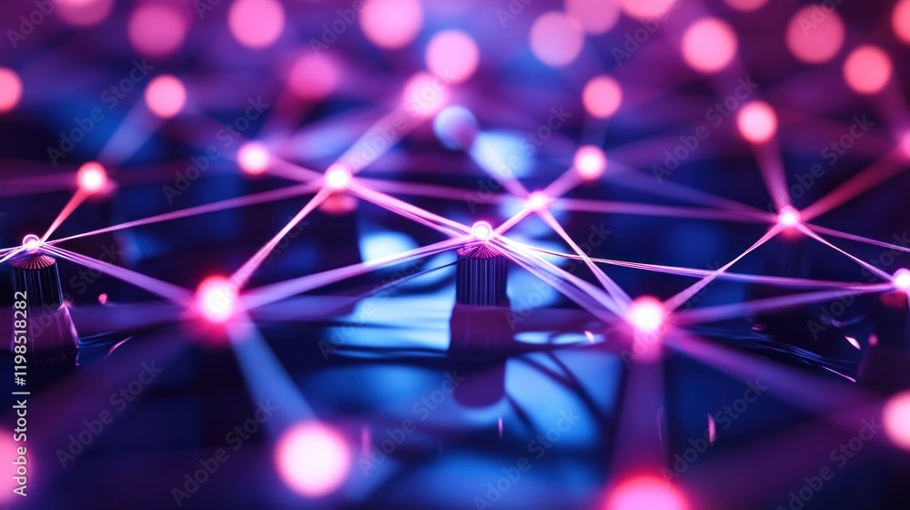 Poster illuminated network: a visual representation of interconnectivity