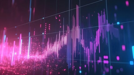 ascending business analysis charts with economic growth graphs digital concept illustration