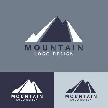 Mountain logo vector