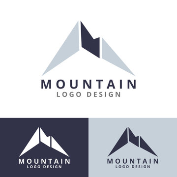 Mountain logo vector