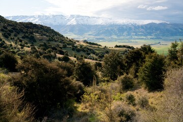 Stunning Mountains and Valley Landscape of Otago, New Zealand
