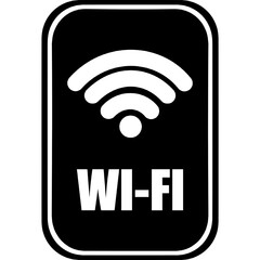 WiFi icon sign. Free WiFi. Wi-fi symbol icon