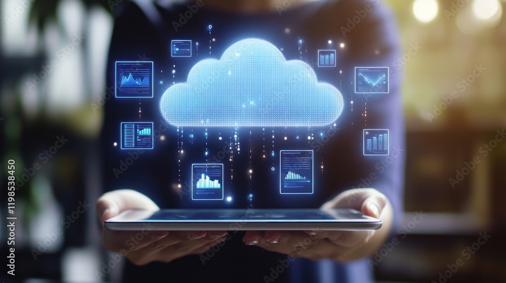 Poster cloud computing and data analytics: a digital transformation