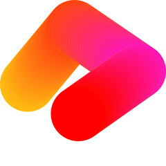Abstract Neon Gradient Futuristic Shapes