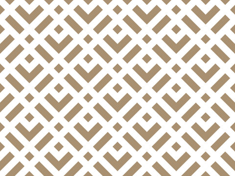 Abstract geometric pattern. A seamless vector background. White and beige ornament. Graphic modern pattern. Simple lattice graphic design