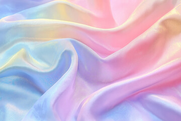 Obraz premium Dreamy Holographic Rainbow Light Refraction Texture with Abstract Soft Bokeh