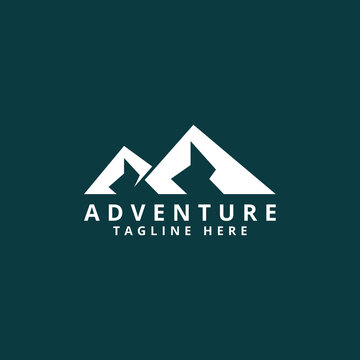 Mountain logo vector