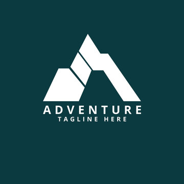 Mountain logo vector
