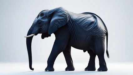 Obraz premium High-Resolution Elephant Image with Isolated Background