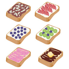 Toast Bread Illustration