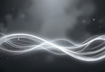 Abstract White Wave Abstract Background Design