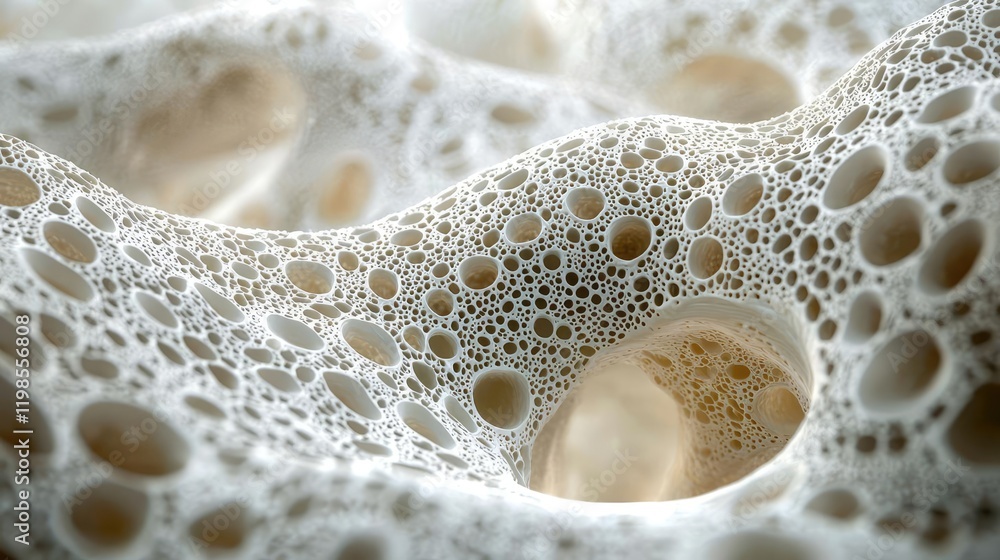 Poster dust pollution idea. close-up of a textured surface with natural bubbles and intricate patterns.