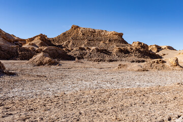 Valle de la Luna (Moon Valley), Atacama, Chile.
