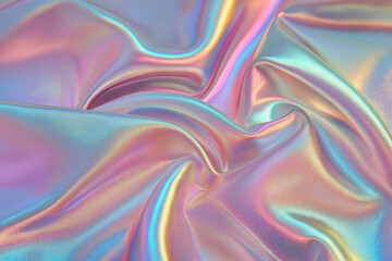 Dreamy Holographic Rainbow Light Refraction Texture with Abstract Soft Bokeh