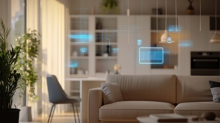 Fototapeta premium Smart Home: Modern Living with Seamless Technology Integration