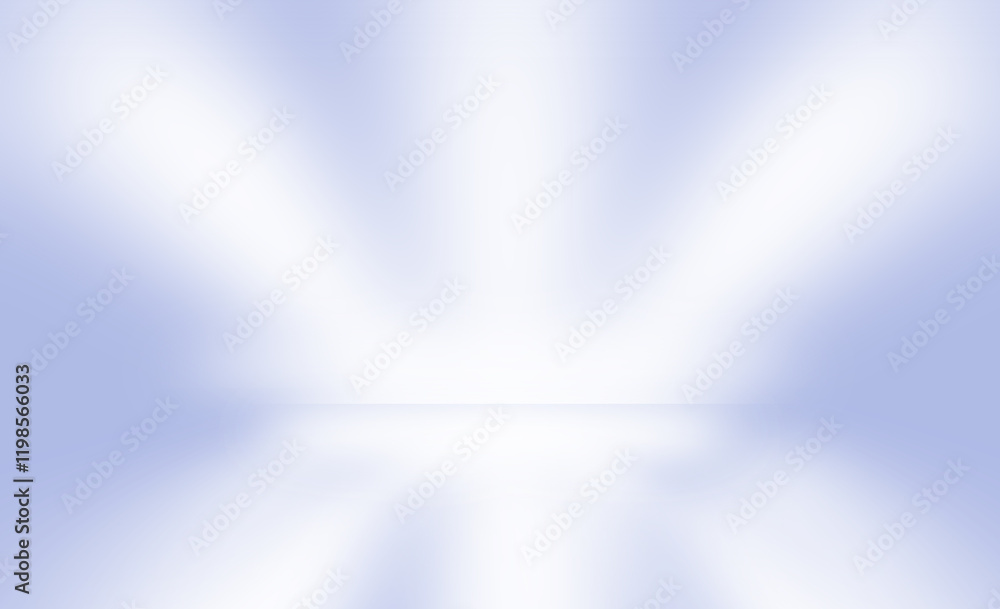 Poster abstract studio background empty showcase interior wall and floor in white room template with bright