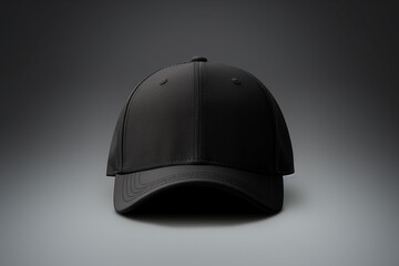 Vintage black cap mockup