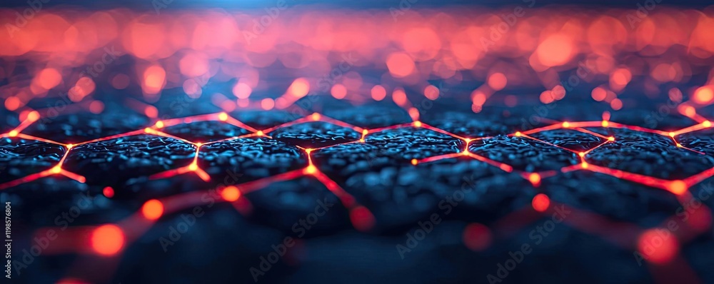 Poster dust pollution idea. close-up of glowing lava textures showcasing vibrant colors and unique patterns