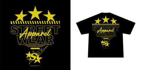 Futuristic streetwear Poster With Aesthetic Graphic Design for T shirt Street Wear and Urban Style