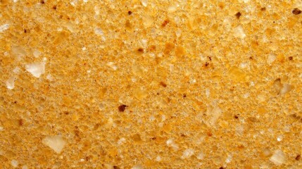 Closeup of golden brown bread slice, study in texture and deliciousness 