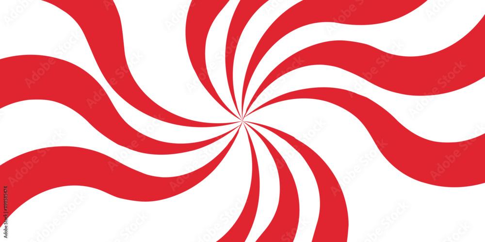 Aufkleber abstract background with rays retro starburst. funky ray elements, circle motifs. red and white twis