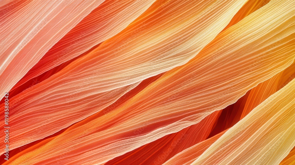 Poster visualization of muscle fibers under magnification, showing striations and patterns