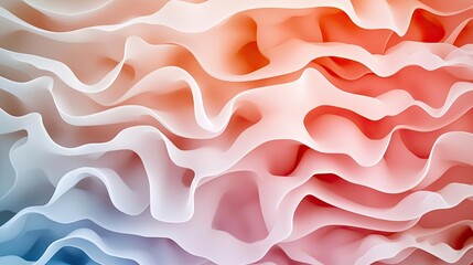 Dust pollution concept. Abstract wavy pattern in soft colors creating a fluid and dynamic visual.