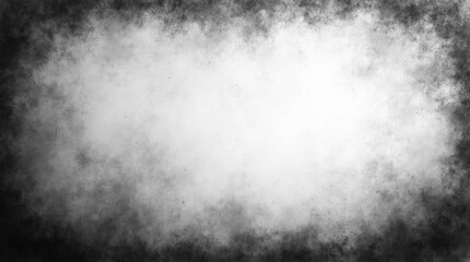 Obraz premium Black White Grainy Background Noise Texture Grunge Gradient Banner Header, Abstract Poster Cover Backdrop Design