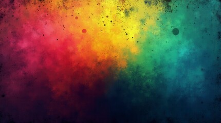 Fototapeta premium Vibrant Color Gradient Grainy Texture Background Orange Red Blue Abstract Color Shape Black Backdrop