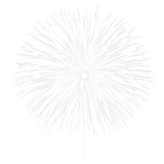 Obraz premium PNG Fireworks white celebration black monochrome.