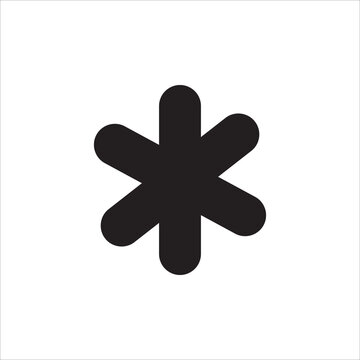 recommend clip art: Asterisk icon. asterisk symbol. medical symbol