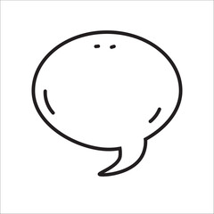 comic bubble outline