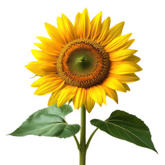 Fototapeta premium Vibrant Sunflower: A Golden Bloom