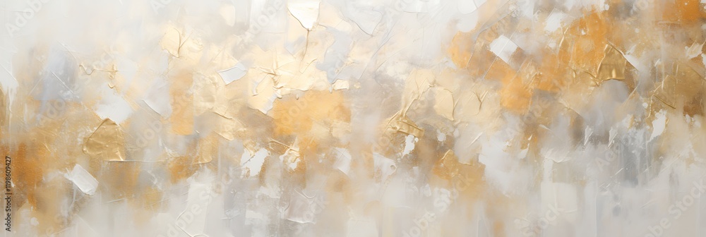 Poster golden abstract texture: an abstract background featuring swirls of gold and silver paints, creating